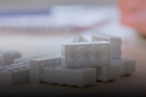 Bricks de LEGO de plástico reciclado