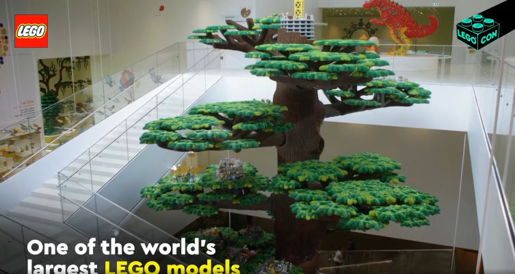 Árbol de la Creatividad de LEGO en la LEGO House