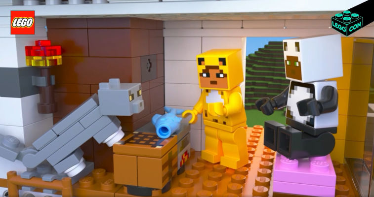 Vídeo promocional de Minecraft en la LEGO CON 2021