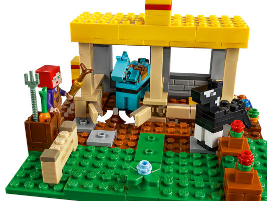 Establos del set El Establo de los Caballos de LEGO Minecraft