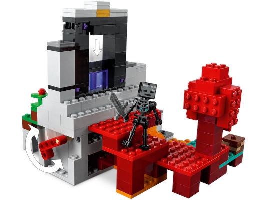 Mecanismo de activación de El Portal en Ruinas de LEGO Minecraft