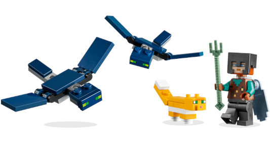 Minifiguras del set La Torre al Cielo de LEGO Minecraft