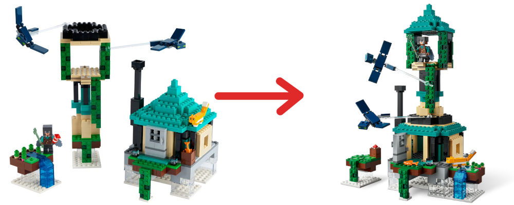 LEGO La Torre al Cielo diseño modular