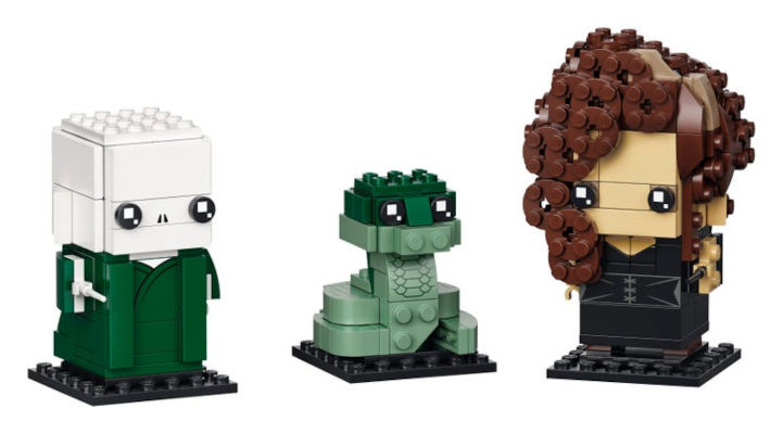 LEGO BrickHeadz de Voldemort, Bellatrix y Nagini
