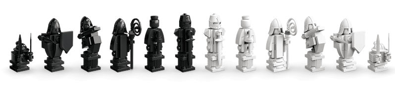 Piezas de ajedrez de LEGO