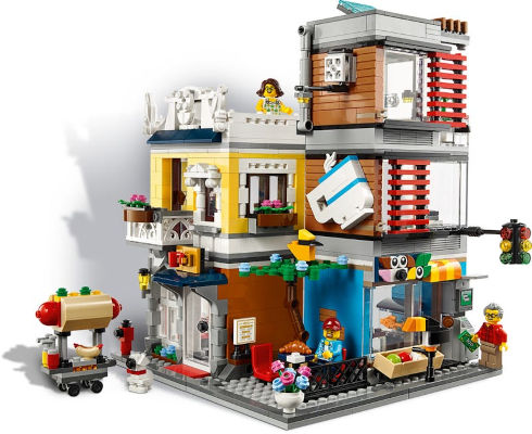 LEGO 31097 Tienda de Mascotas y Cafetería