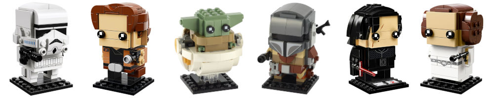 Colección de BrickHeadz de LEGO Star Wars 2021