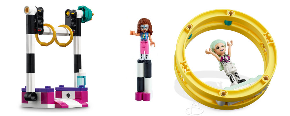 Detalles del set Mundo de Magia: Acrobacias de LEGO Friends