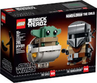 LEGO Star Wars BrickHeadz 75317 El Mandaloriano y el Niño