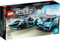 LEGO 76898 Technic Formula E Panasonic Jaguar Racing GEN2 car & Jaguar I-PACE eTROPHY