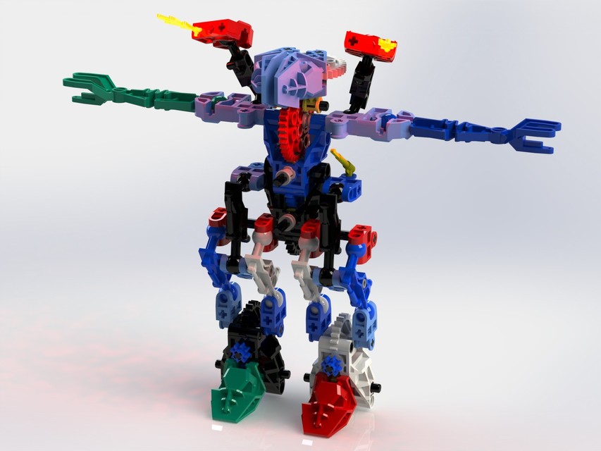 Modelo en 3D del Slizer Fusion Robotops