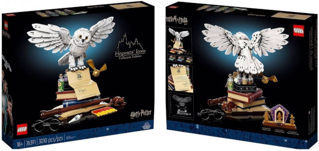 Caja del set LEGO 76391 Harry Potter Iconos de Hogwarts