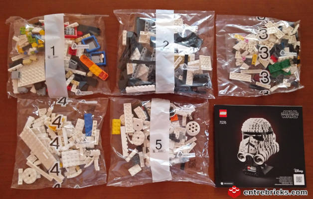 Bolsas del set Casco de Soldado de Asalto de LEGO Star Wars (75276)