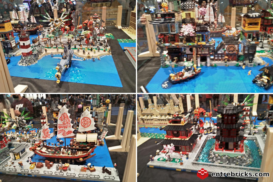 Diorama de LEGO Ninjago en Retro Zaragoza 2021